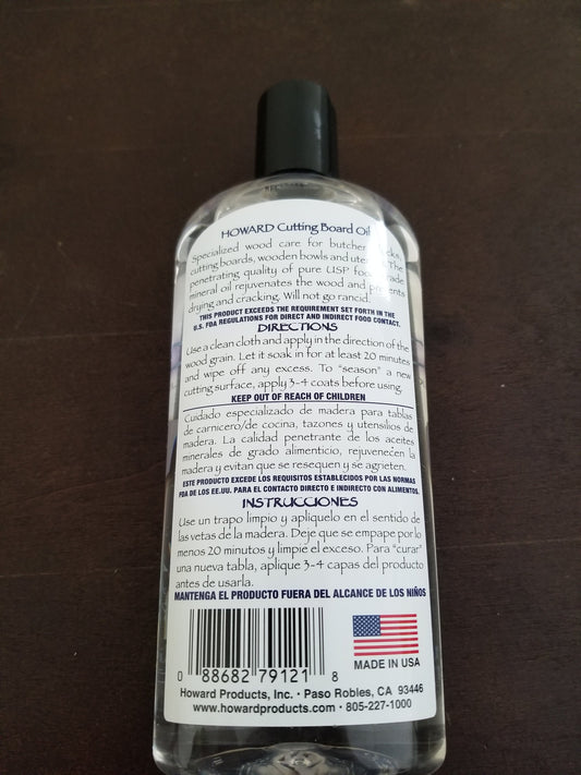 12 oz Cutting board oil