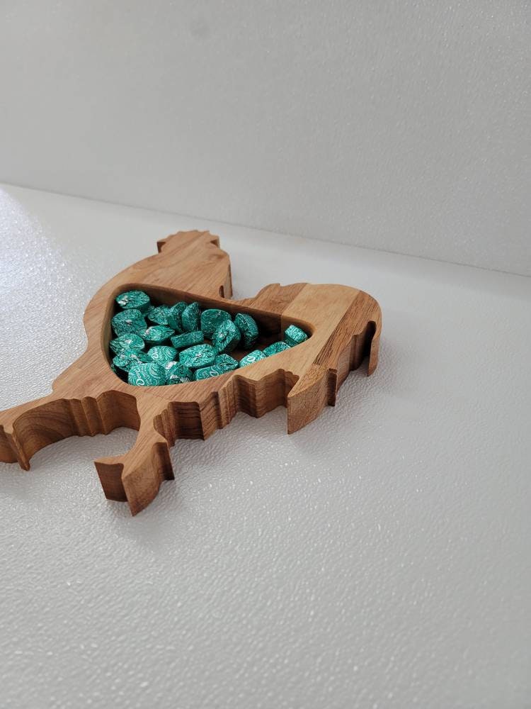 Hardwood Rooster bowl