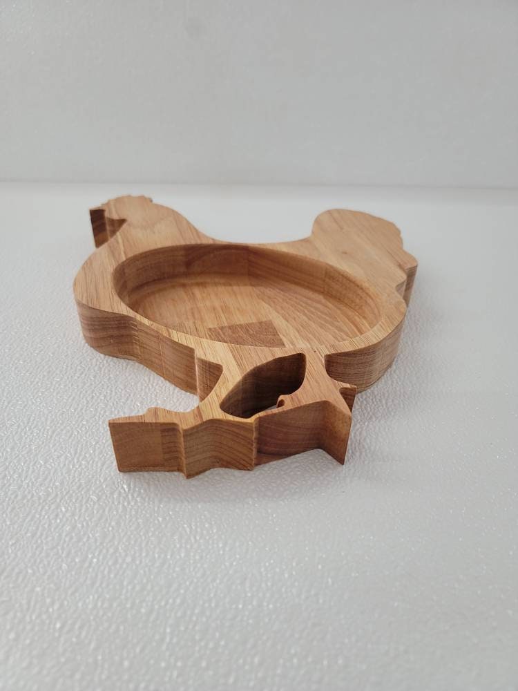 Hardwood hen bowl