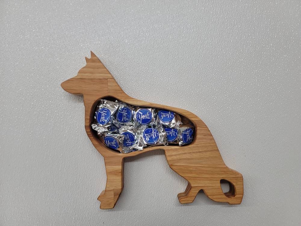 German shepherd snack bowl/candy dish/ catchall