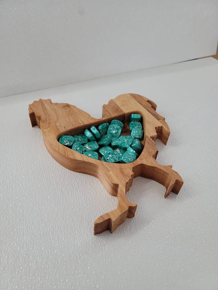 Hardwood Rooster bowl