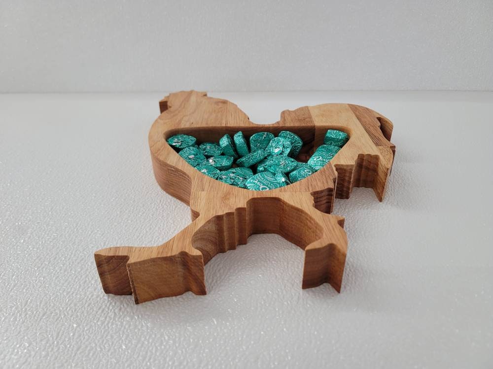 Hardwood Rooster bowl