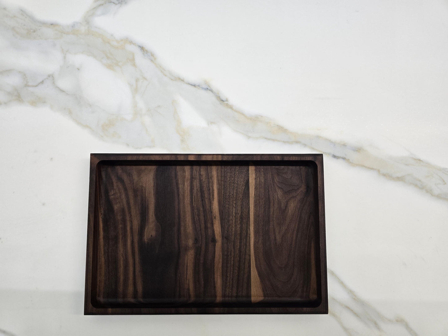 Rectangle tray/catch all in black walnut