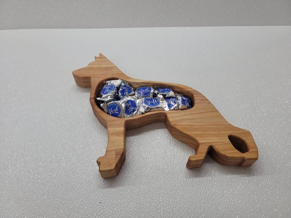 German shepherd snack bowl/candy dish/ catchall