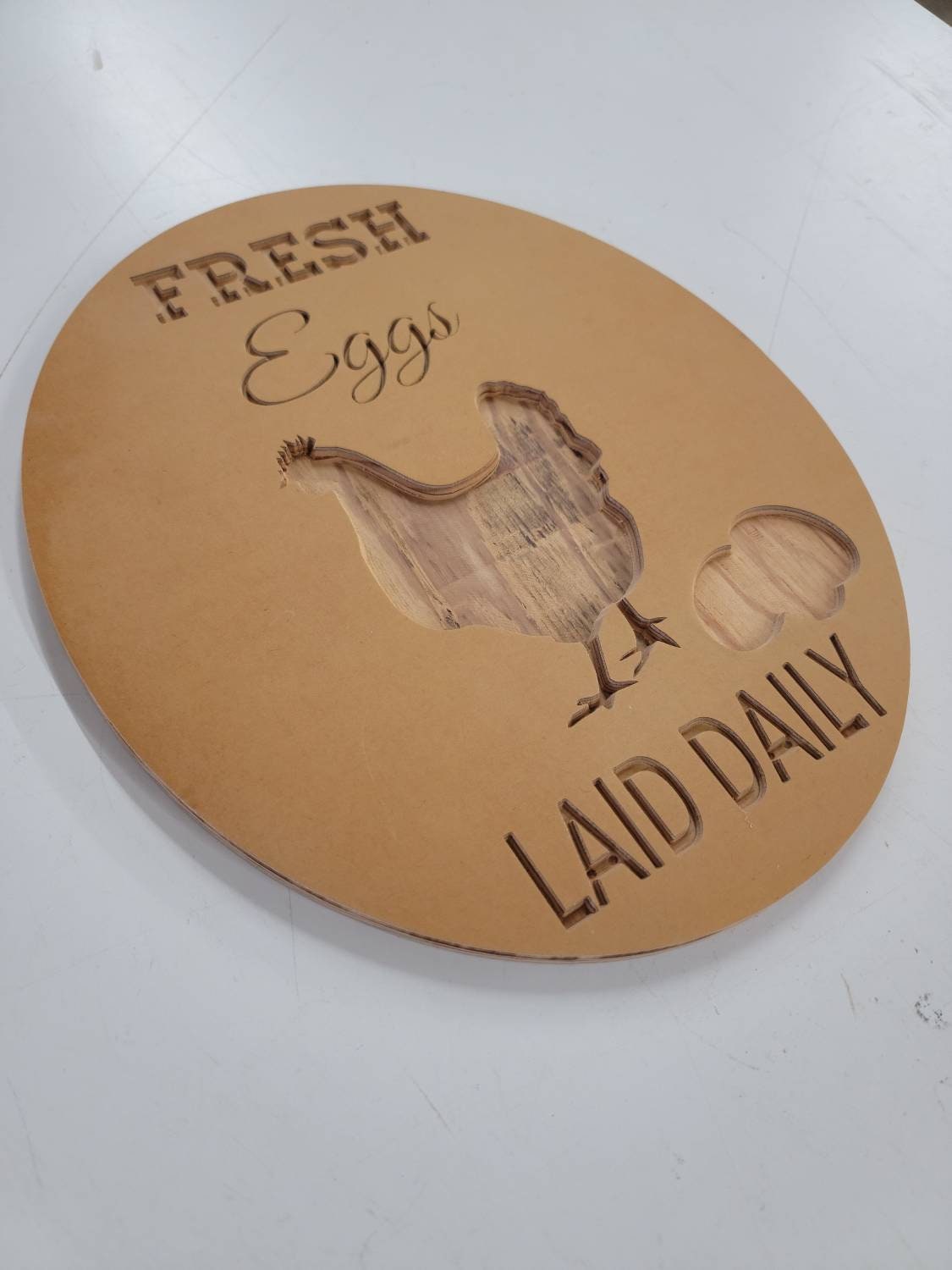 Custom sign for egg sales