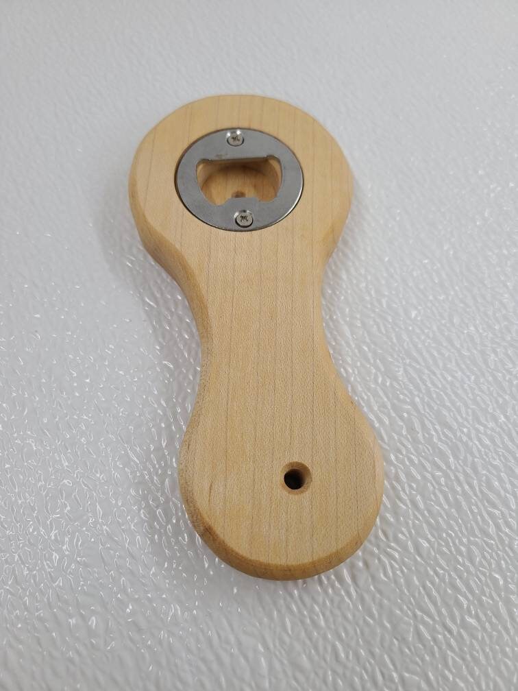Wooden bottle openers