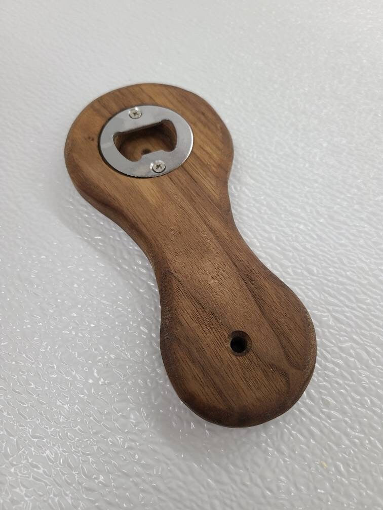 Wooden bottle openers