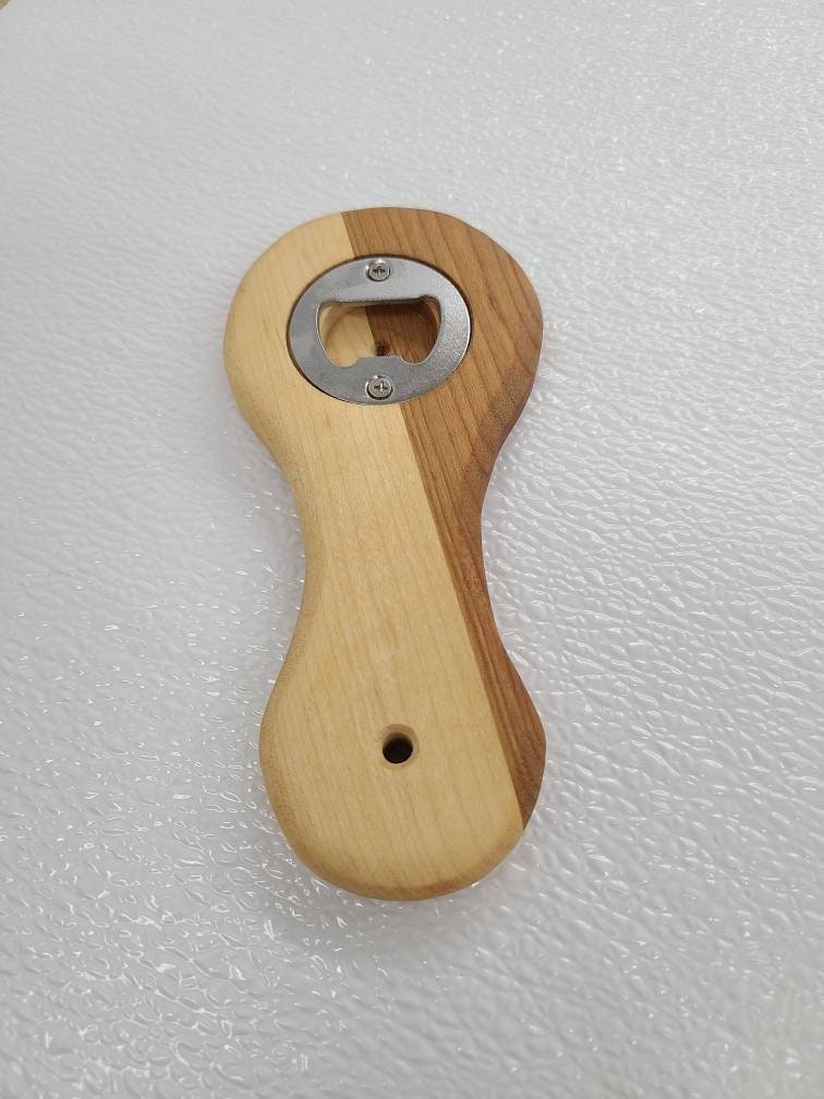 Wooden bottle openers