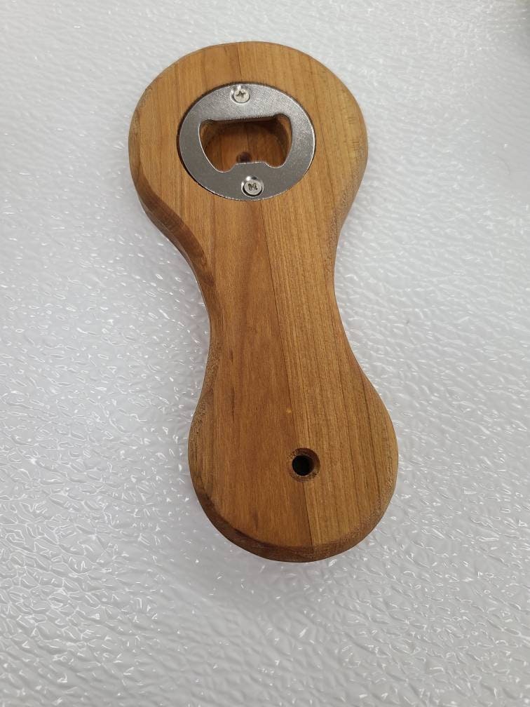 Wooden bottle openers