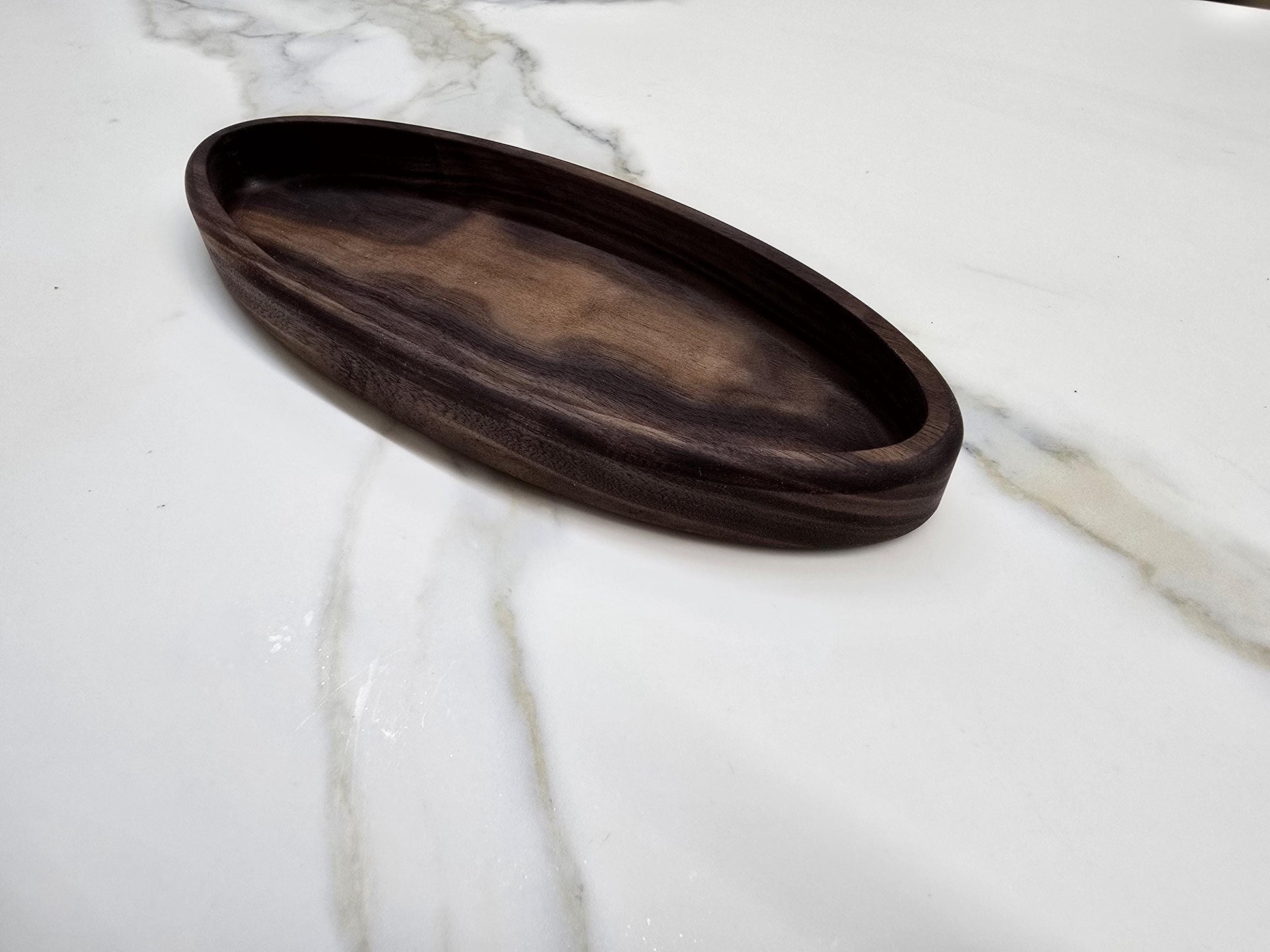 Tray/catch all in black walnut