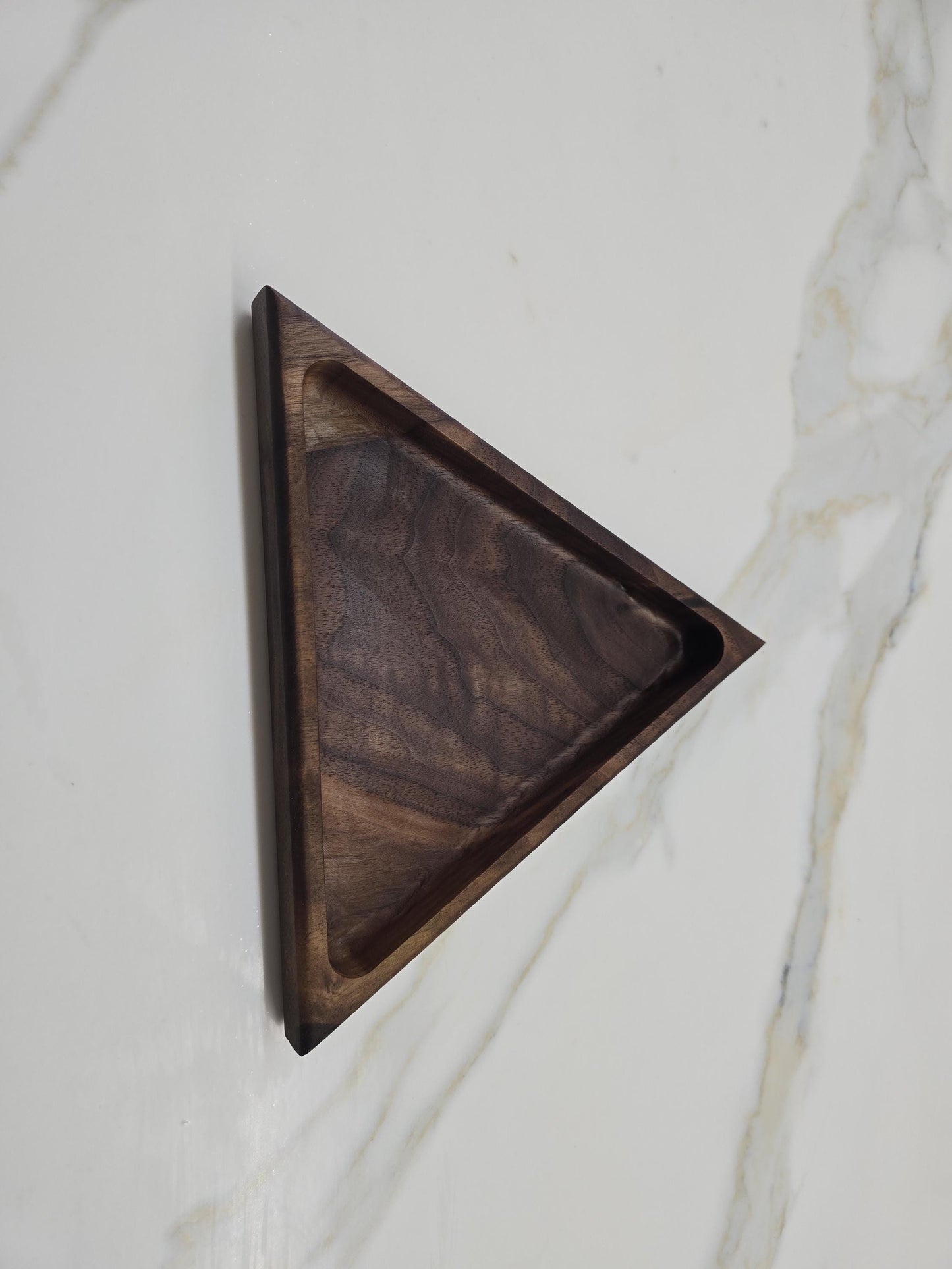 Serving triangles out of Black walnut