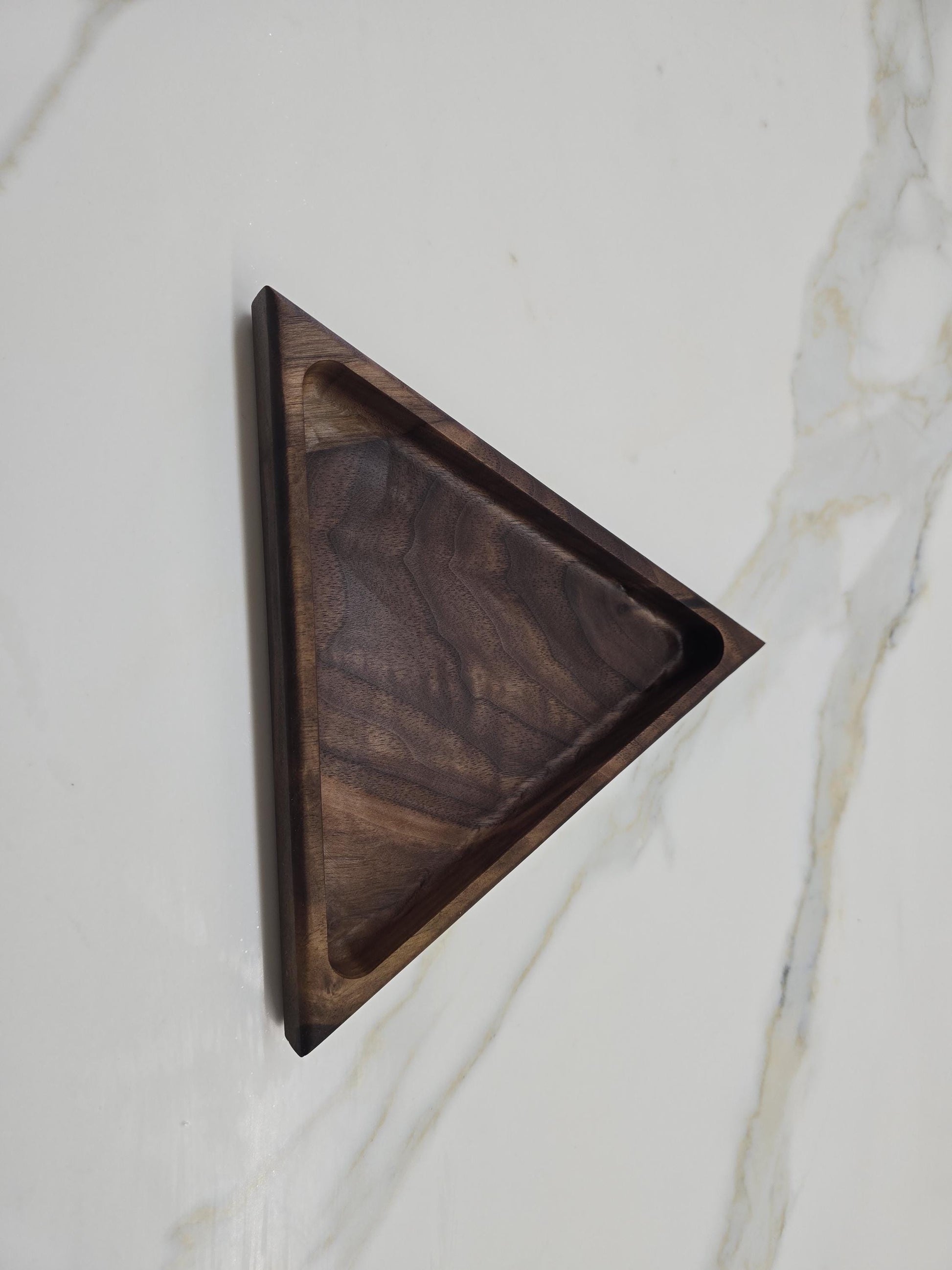 Serving triangles out of Black walnut