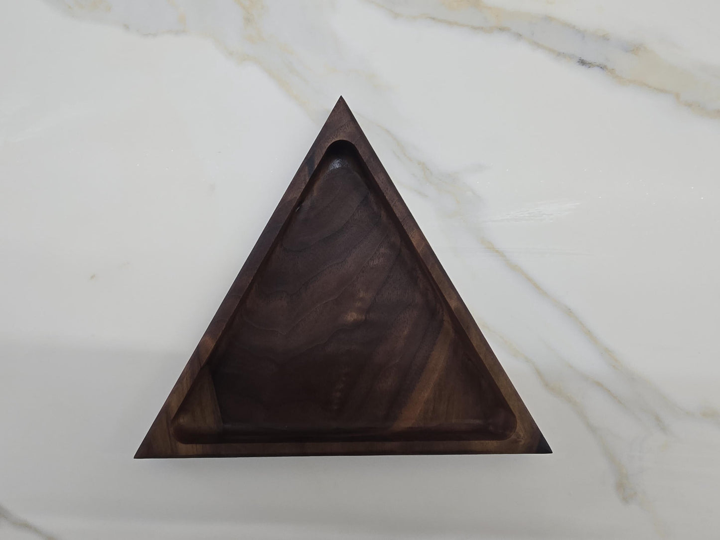 Serving triangles out of Black walnut