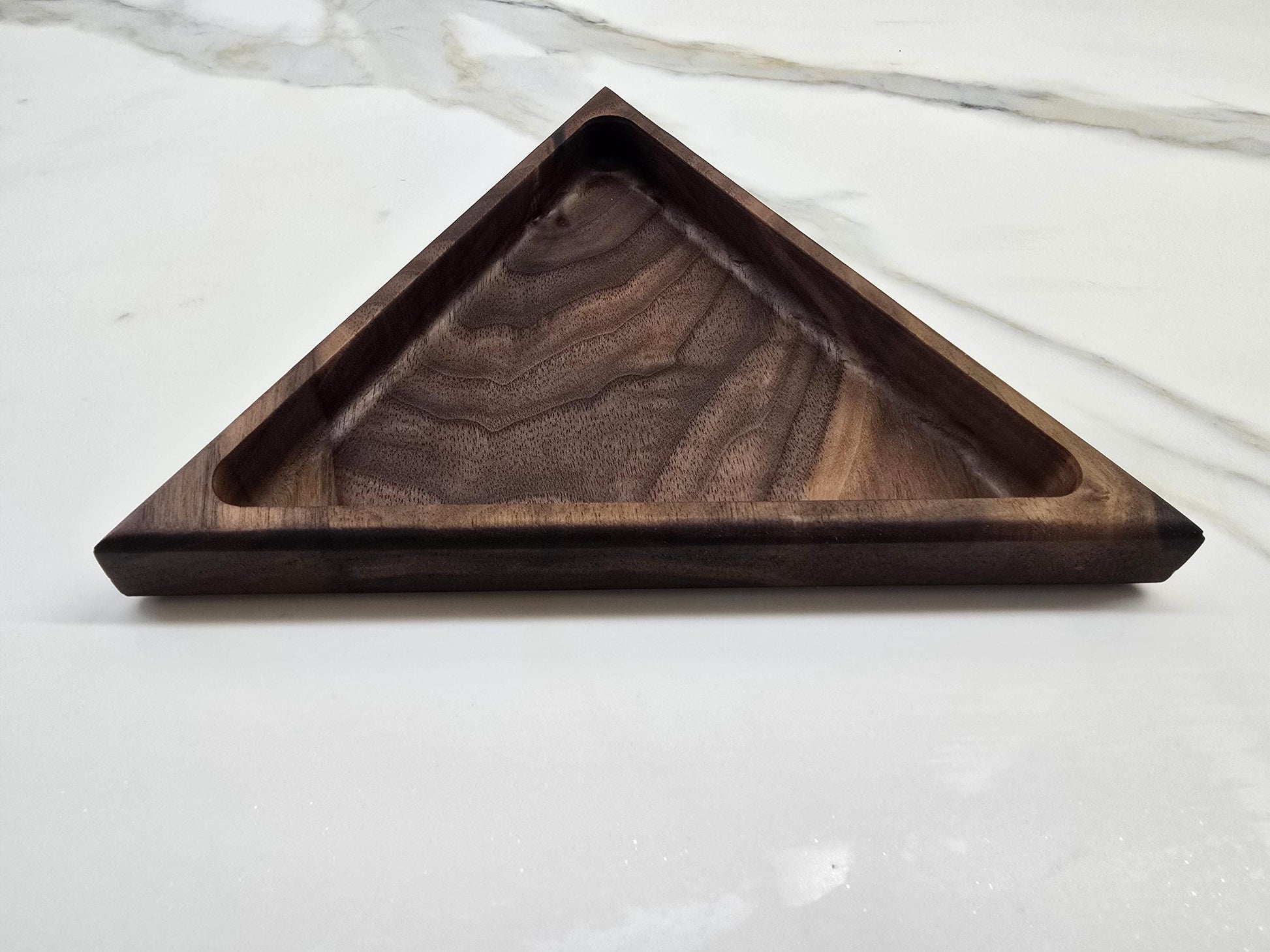 Serving triangles out of Black walnut