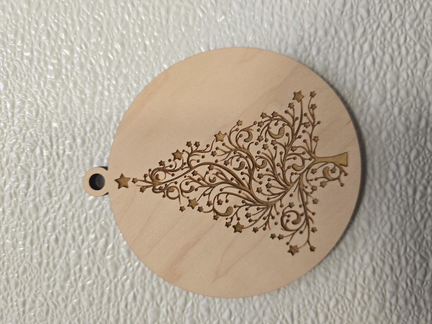 Wooden holiday ornaments
