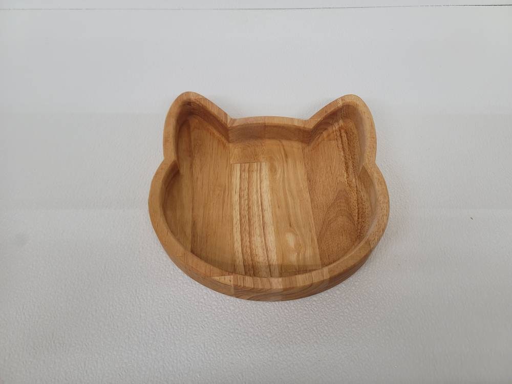 Hardwood cat head bowl