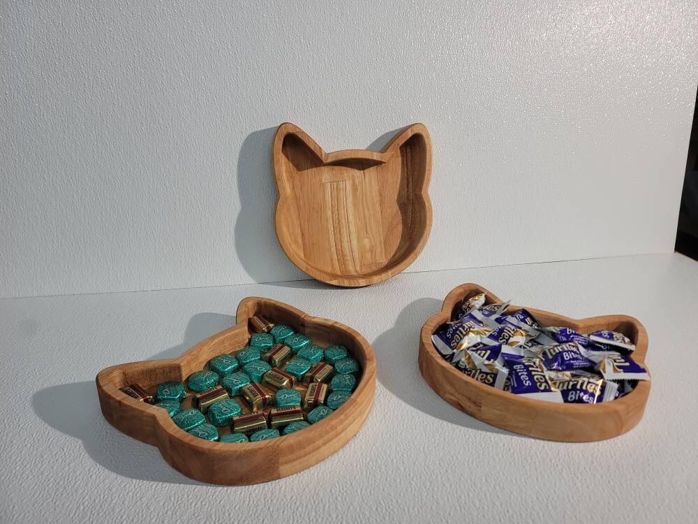 Hardwood cat head bowl