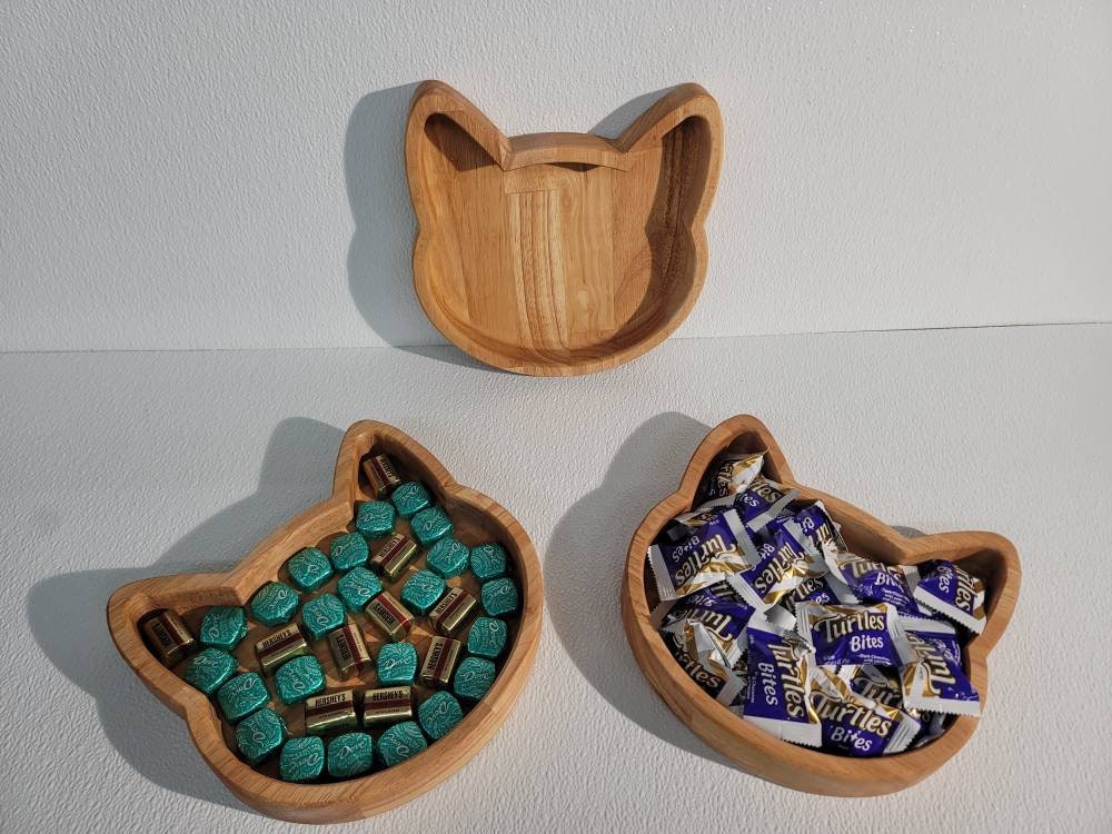 Hardwood cat head bowl