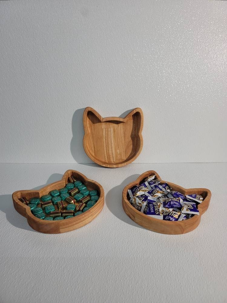 Hardwood cat head bowl