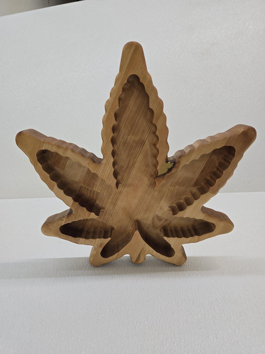 Pot leaf snack bowl