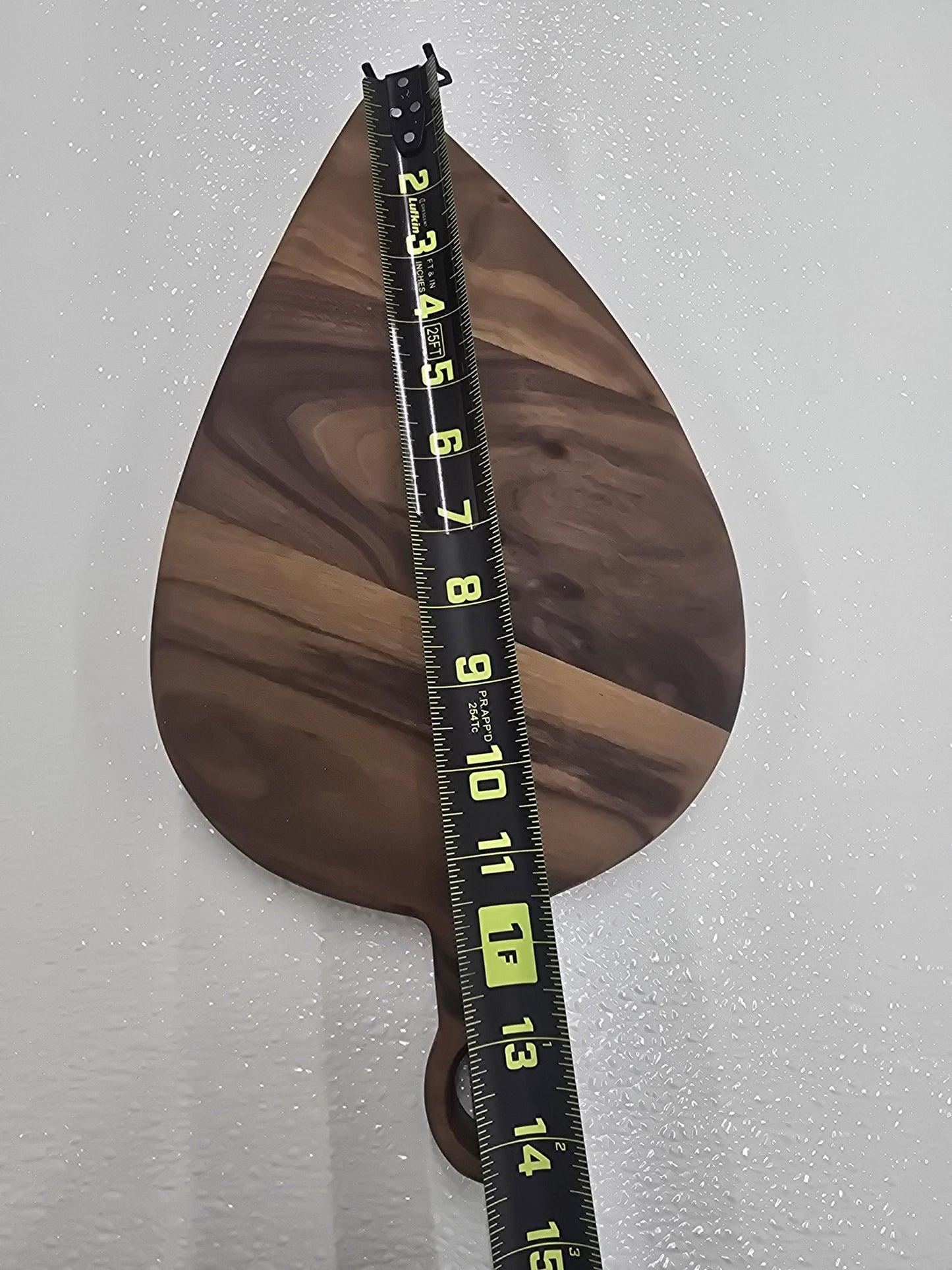 Black walnut small cutting board with handle