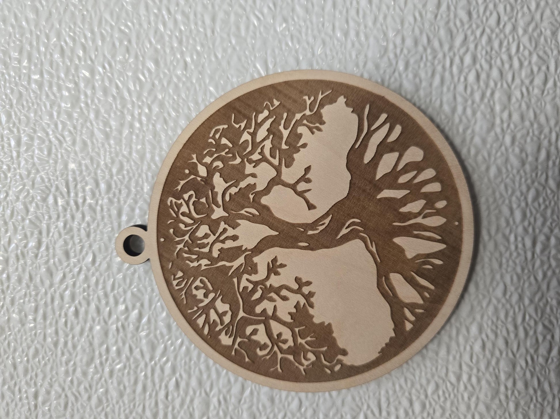 Wooden holiday ornaments