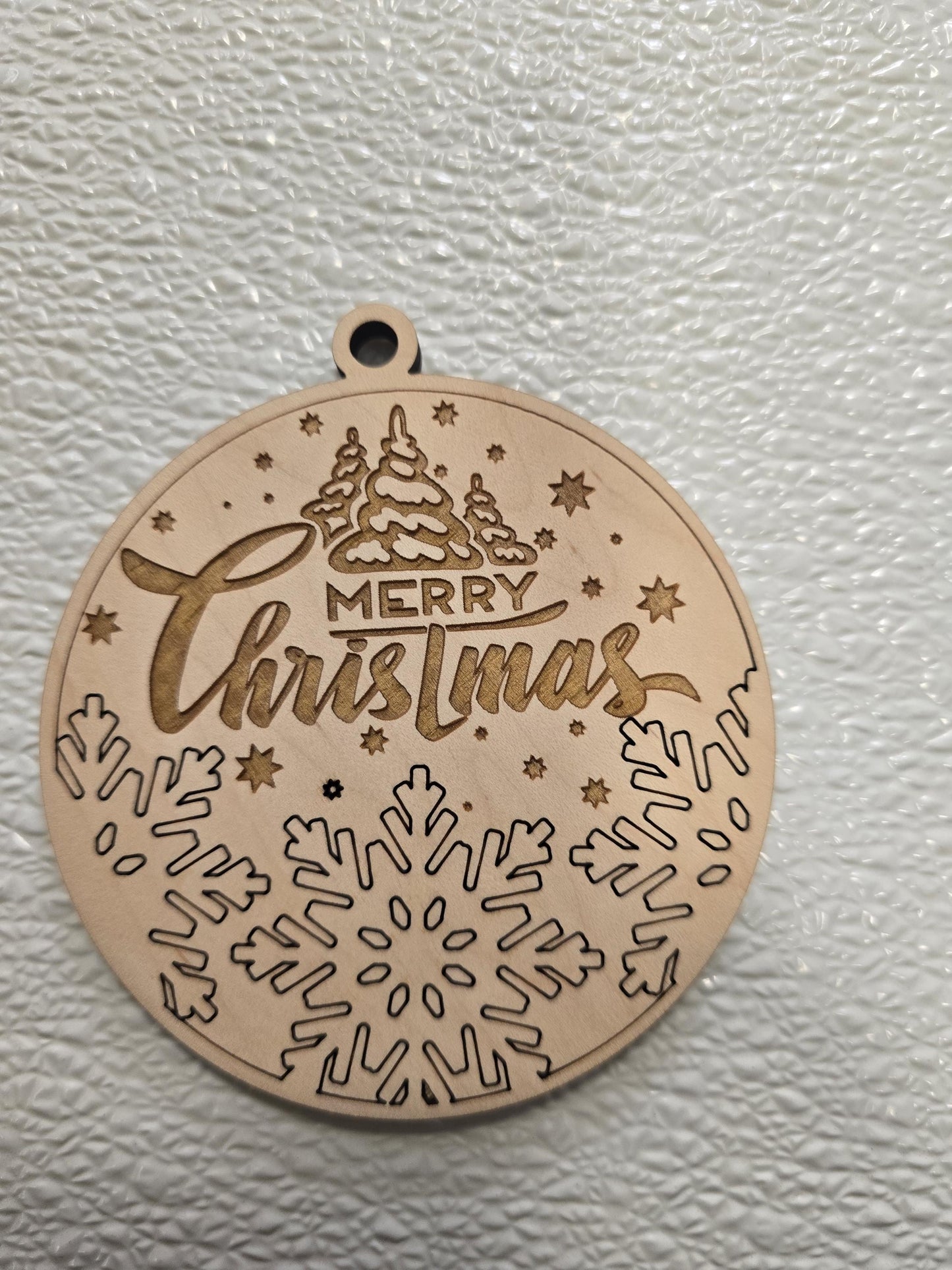 Wooden holiday ornaments