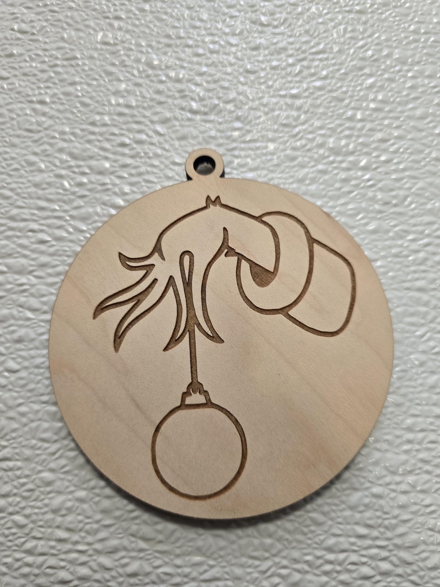 Wooden holiday ornaments