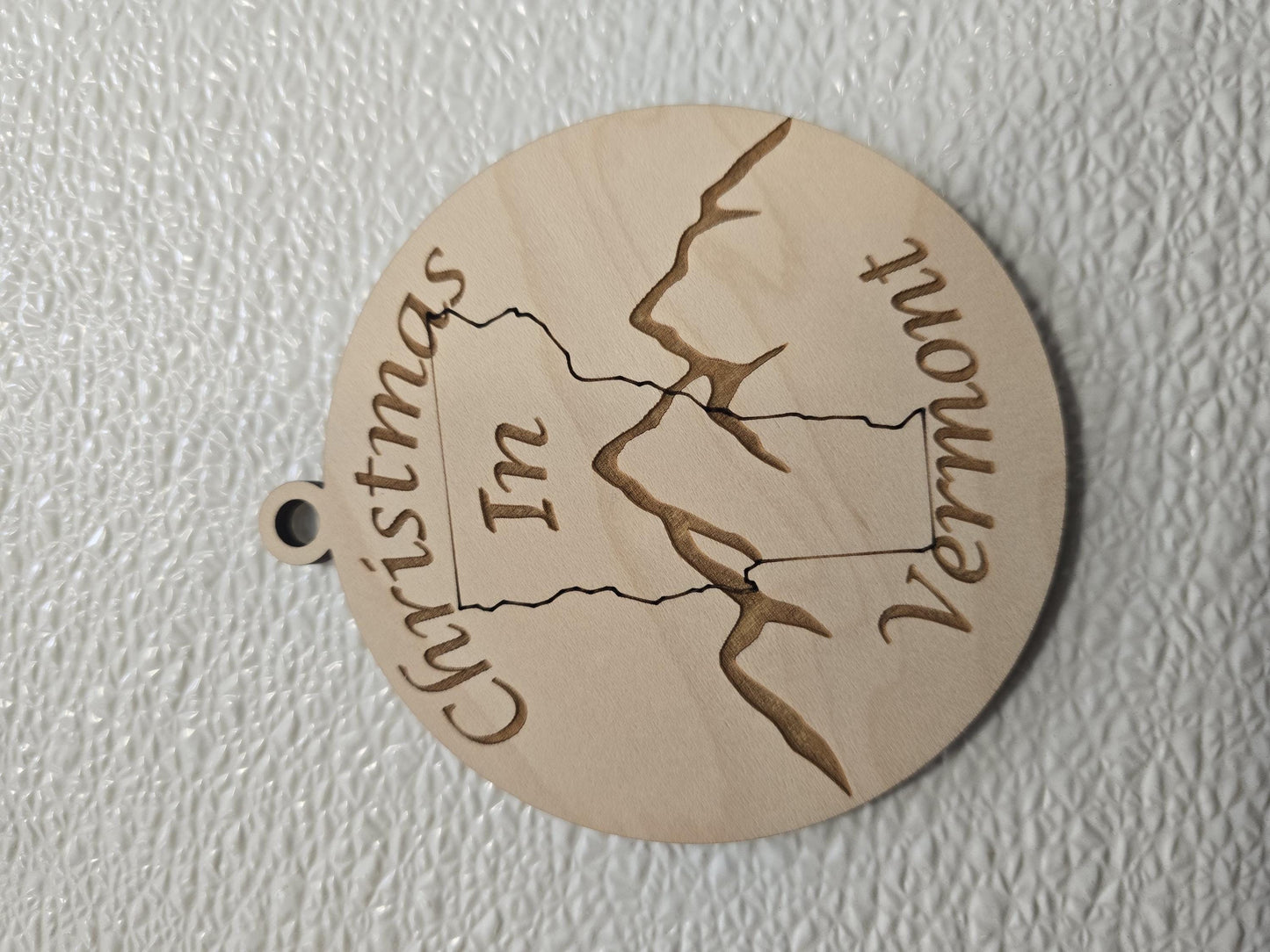 Wooden holiday ornaments