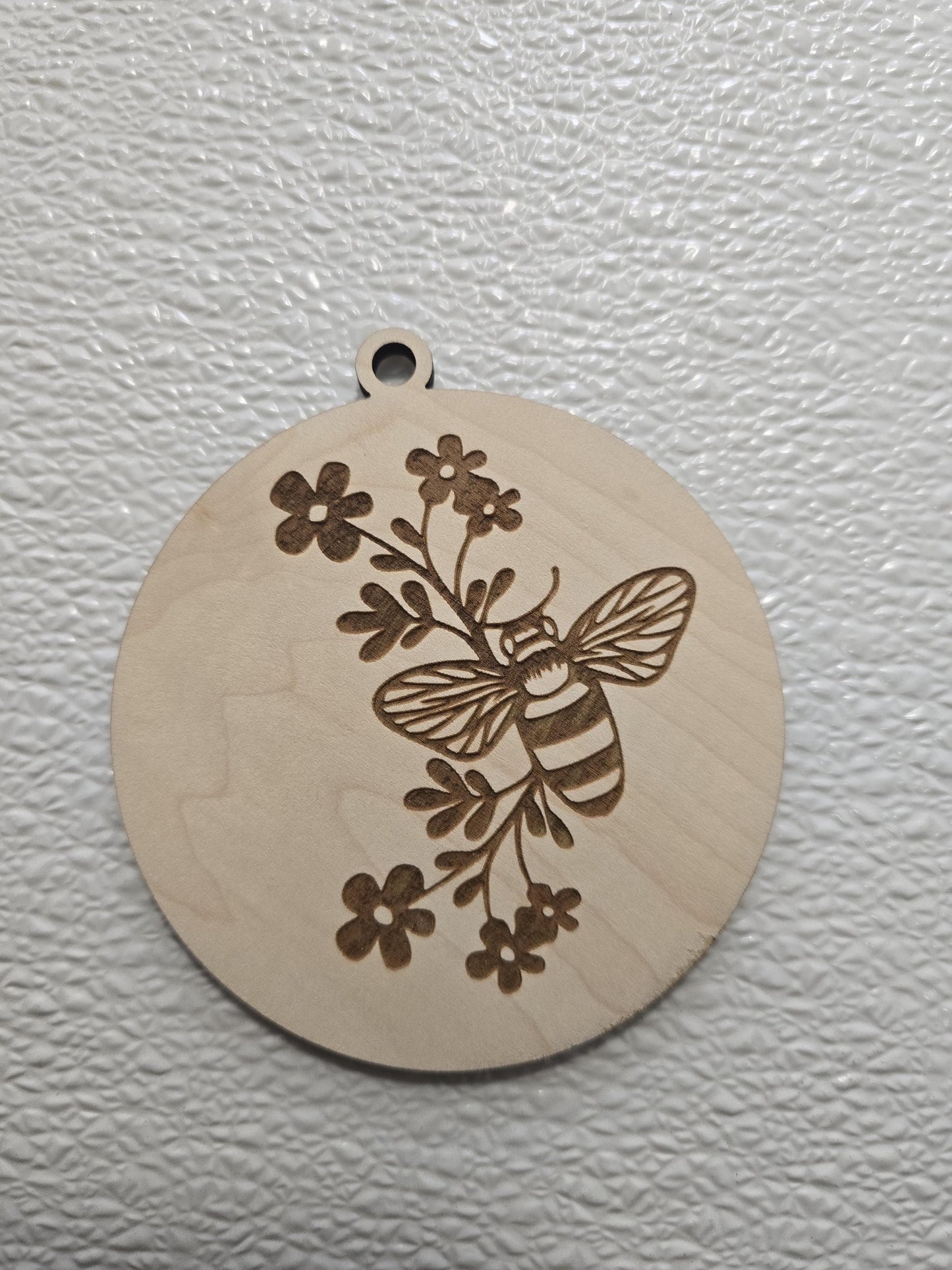 Wooden holiday ornaments
