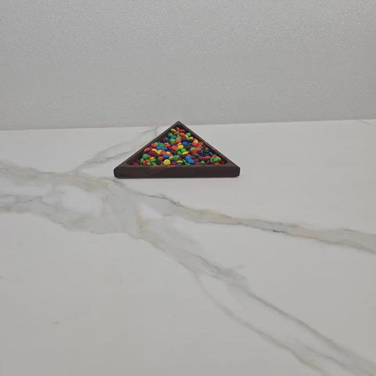 Serving triangles out of Black walnut