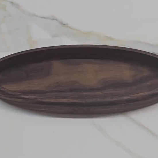 Tray/catch all in black walnut